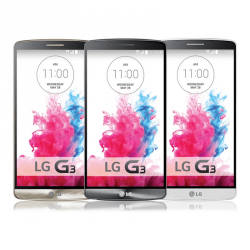 Vitre tactile noire ou blanche avec écran LG G2